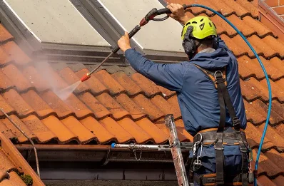 Démoussage et hydrofuge de toiture à Lagery